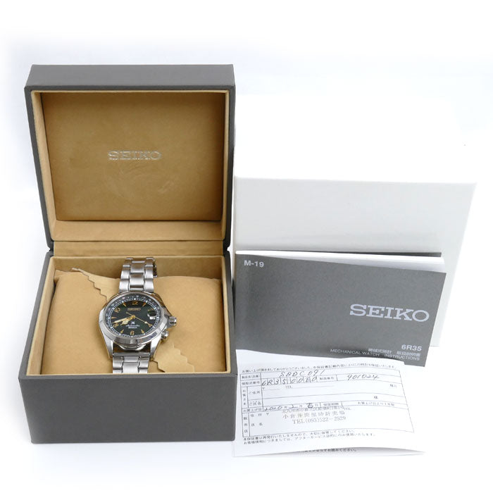 SEIKO セイコー プロスペックス アルピニスト 腕時計 自動巻き SBDC091/6R35-00E0 メンズ【中古】