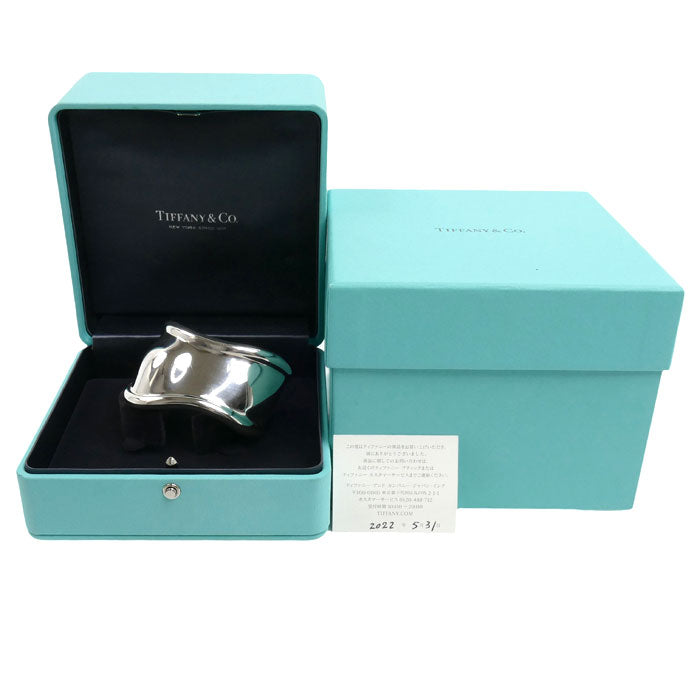TIFFANY&Co. ティファニー シルバー925 スモール ボーン カフ バングル 60020031 53.9g レディース【中古】