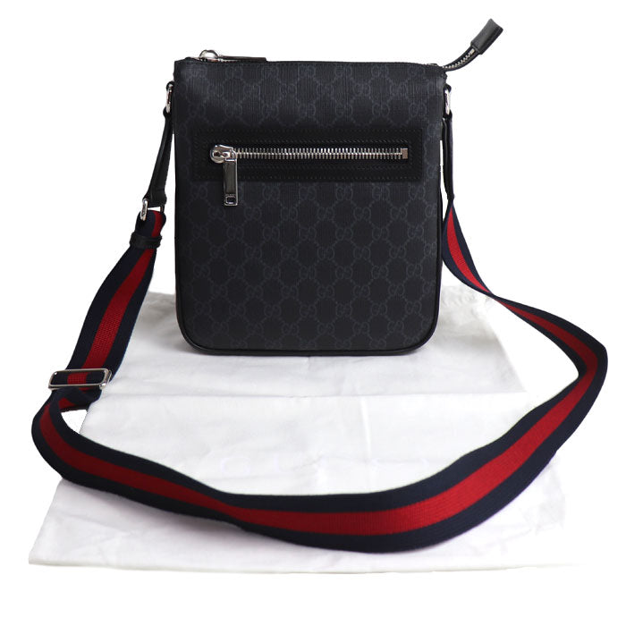 GUCCI グッチ スモール メッセンジャーバッグ ショルダーバッグ ブラック 792082 FADJA 1042 メンズ【中古】【美品】
