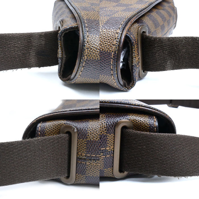 LOUIS VUITTON ルイ・ヴィトン ブルックリンPM ショルダーバッグ ダミエ ブラウン N51210 CA1182 ユニセックス【中古】