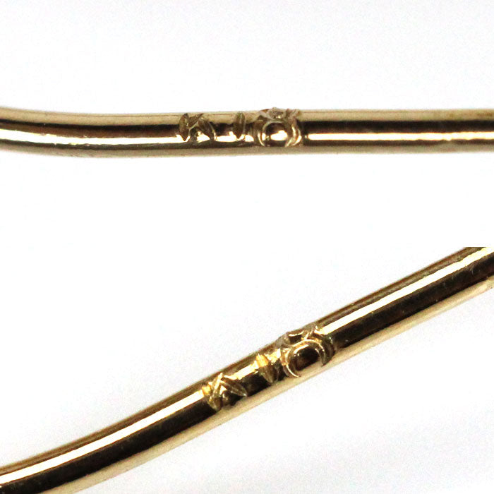 メキシコ金貨 2ペソ K21.6YG/K18YG ピアス 3.7g レディース【中古】