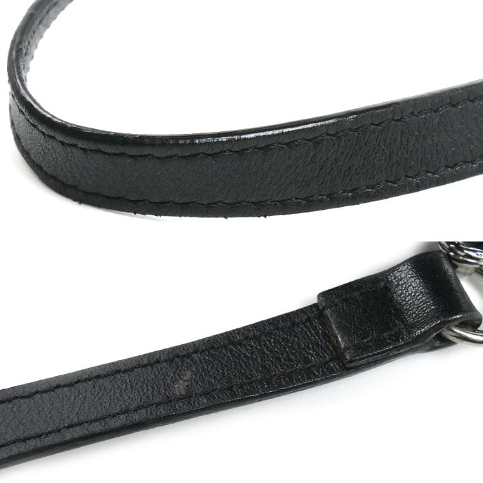 CHANEL シャネル ココマーク フォンホルダー ブラック バッグチャーム レディース【中古】