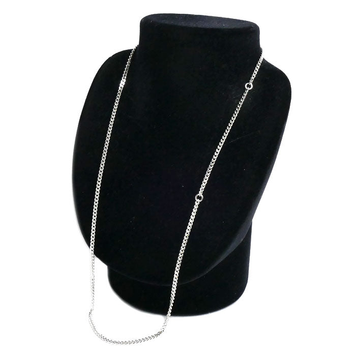 Pt850プラチナ ネックレス 喜平2面カット 25.0g 60cm メンズ【中古】