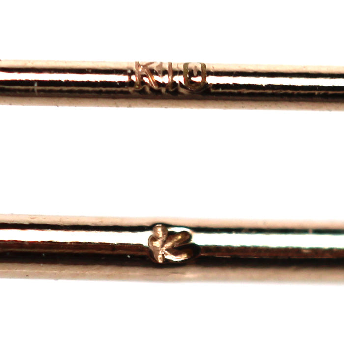 組曲 クミキョク K10PG ピンクゴールド ピアス 0.8g ロング レディース【中古】