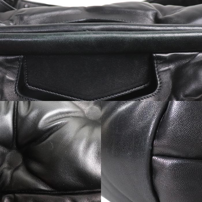 MAISON MARGIELA メゾンマルジェラ グラムスラム ミディアム ショルダーバッグ ブラック SB1WG0034 P4300 T8013 ユニセックス【中古】