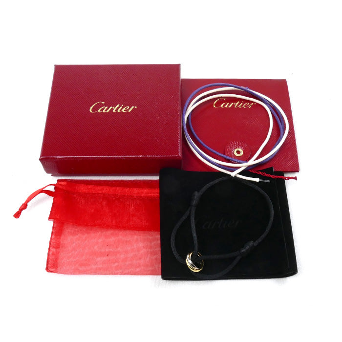 CARTIER カルティエ K18YG/PG/WG トリニティ ブレスレット B6016700 3.0g レディース【中古】【美品】