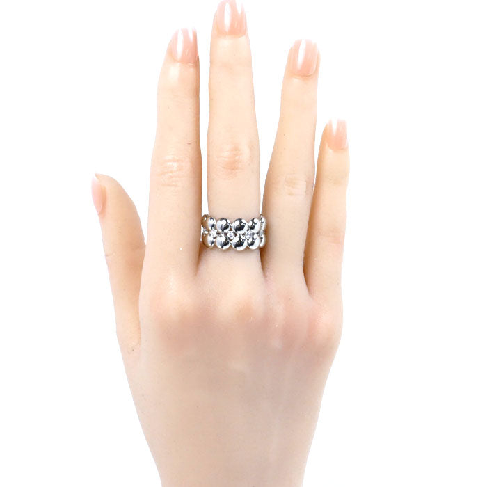 Pt900プラチナ リング・指輪 ダイヤモンド0.14ct 11.5号 9.7g レディース【中古】