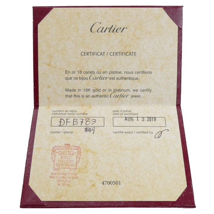 CARTIER カルティエ K18PG ピンクゴールド エタンセル フルエタニティ リング・指輪 B4086549 ダイヤモンド 9号 49 1.6g レディース【中古】【美品】