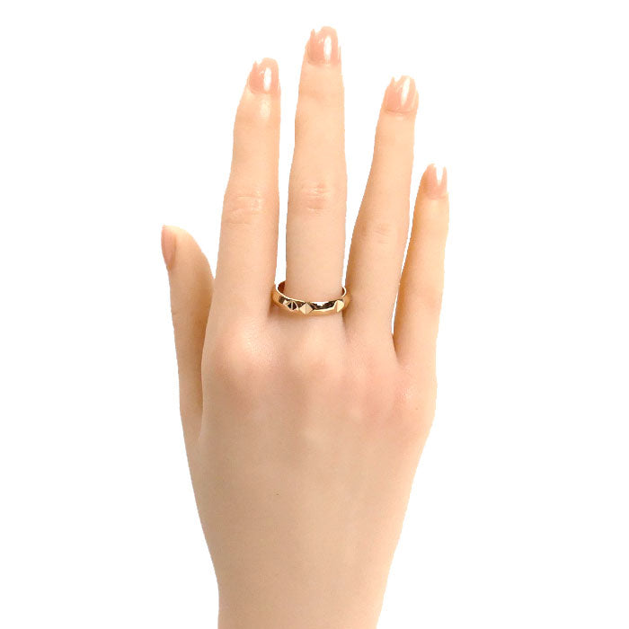 TIFFANY&Co. ティファニー K18PG ピンクゴールド トゥルーバンド リング・指輪 19号 6.1g メンズ【中古】【美品】