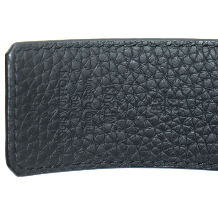 LOUIS VUITTON ルイ・ヴィトン サンチュール ベルト LVシェイプ LVフレンド ブラック マルチ MP293 BC4280 85/34 メンズ【中古】