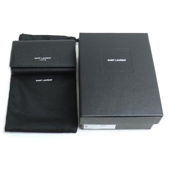 SAINT LAURENT サンローラン 4連 キーケース ブラック 685557 BTY0N 1000 メンズ【中古】【美品】