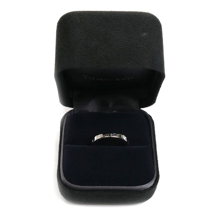 TIFFANY&Co. ティファニー Pt950プラチナ フラットバンド 3Pダイヤ リング・指輪 60001890 ダイヤモンド 20号 5.9g メンズ【中古】【美品】