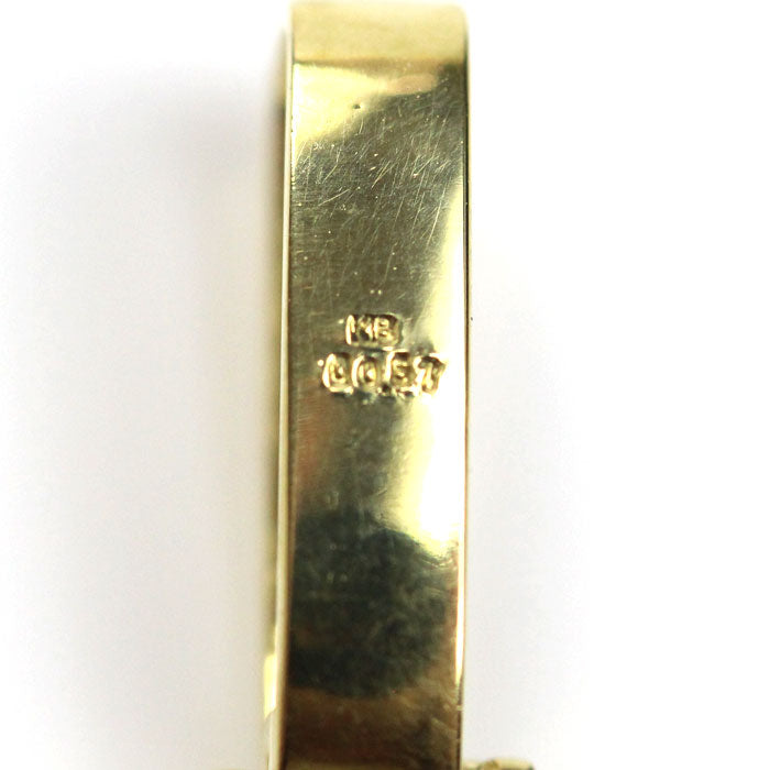 K18YG イエローゴールド ペンダントトップ ダイヤモンド0.57ct 4.9g ユニセックス【中古】