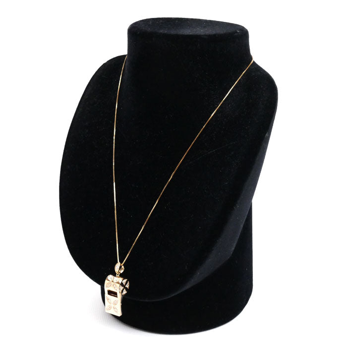 ゆきざき K18PG ピンクゴールド YOBIKO ヨビコ ネックレス W31292.12.22.5 ダイヤモンド0.75ct 13.1g ~46cm フリーチェーン ユニセックス【中古】【美品】