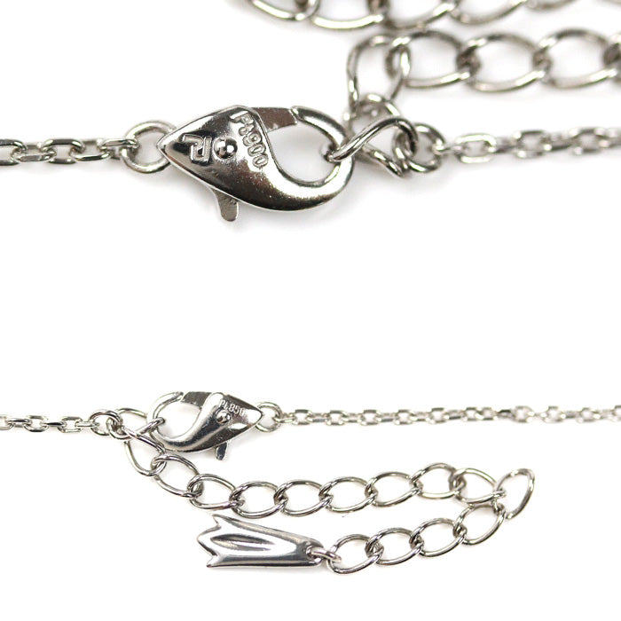 POLA ポーラ Pt900プラチナ ネックレス ダイヤモンド0.46ct 6.9g 40~45cm レディース【中古】【美品】