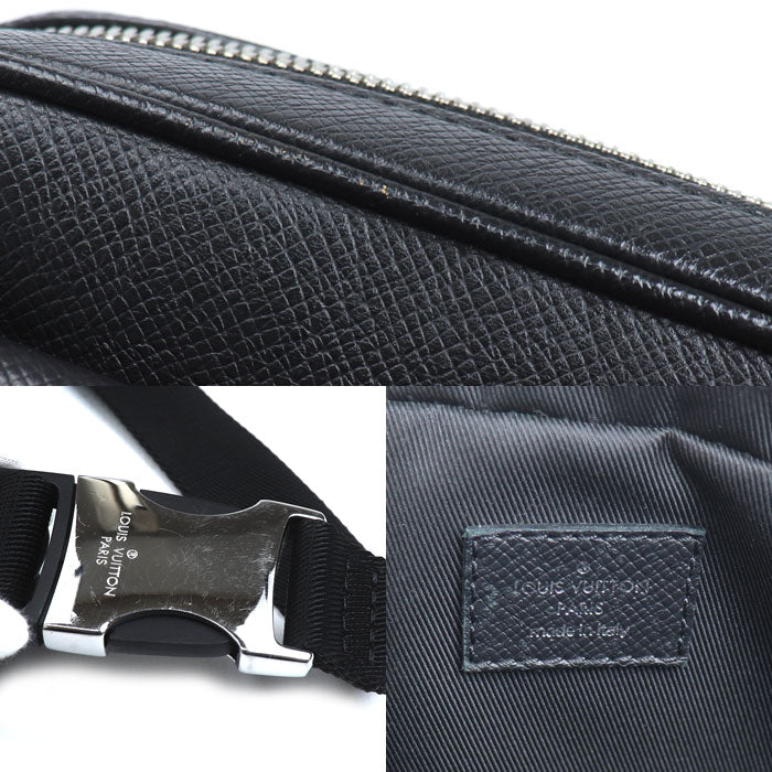 LOUIS VUITTON ルイ・ヴィトン タイガラマ バムバッグ アウトドア ボディバッグ ブラック M30245 FO5220 メンズ【中古】【美品】