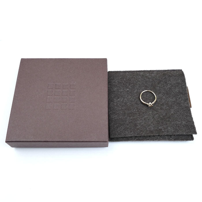 KASHIKEY カシケイ K18シャンパンゴールド ソリティア BD リング・指輪 KSB030RCG ダイヤモンド0.31ct/0.01ct 14号 4.1g レディース【中古】【美品】