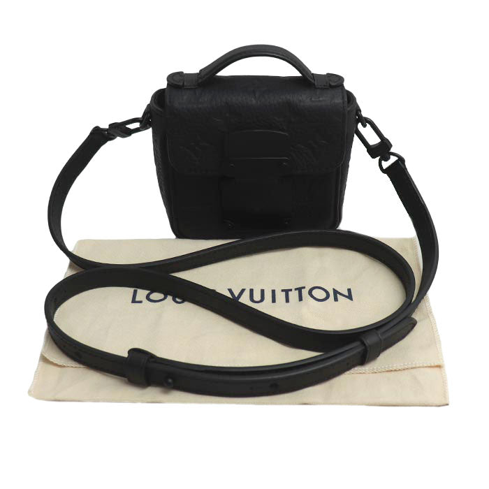 LOUIS VUITTON ルイ・ヴィトン ピコSロック 2Wayショルダーバッグ トリヨン ブラック M83148 ICチップ ユニセックス【中古】