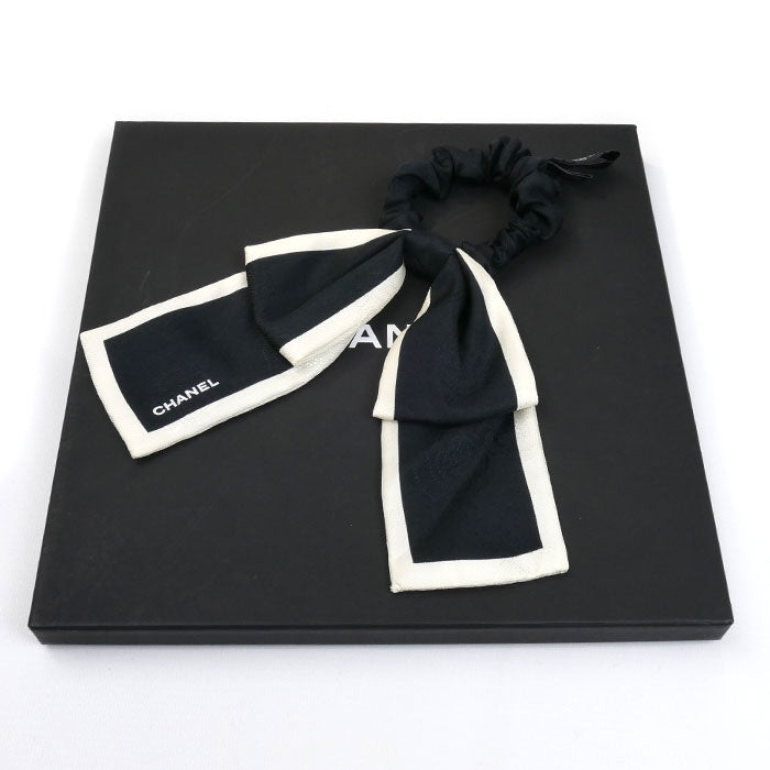 CHANEL シャネル シルク リボンシュシュ ヘアアクセサリー AA7530 レディース【中古】【美品】