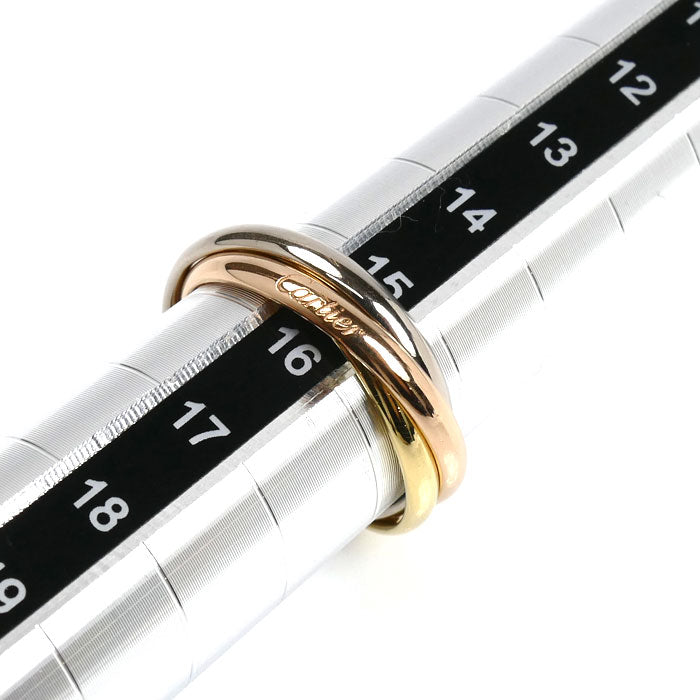 CARTIER カルティエ K18YG/PG/WG トリニティ スモール リング・指輪 B4235156 16号 56 6.5g レディース【中古】【美品】