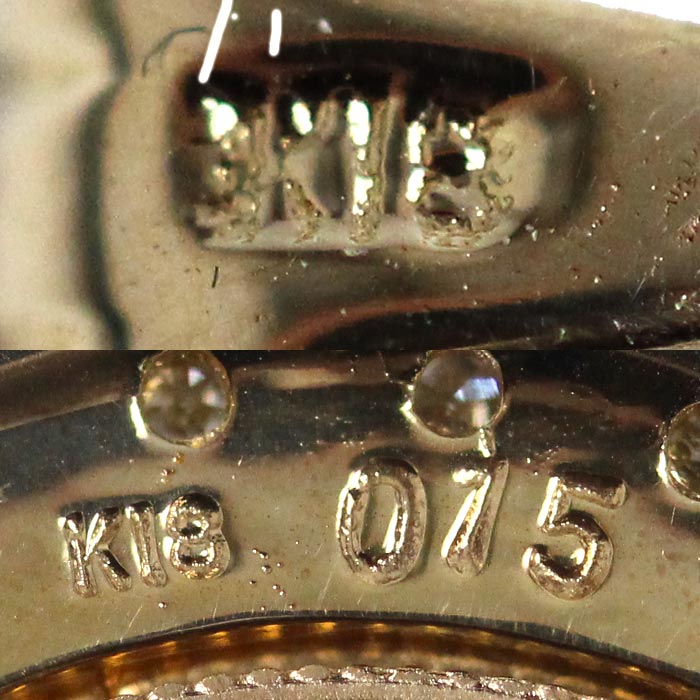 K18YG イエローゴールド FINE GOLD エンジェルコイン 1/20OZ ダイヤ ペンダントトップ ダイヤモンド0.15ct 5.2g 1990 ユニセックス【中古】