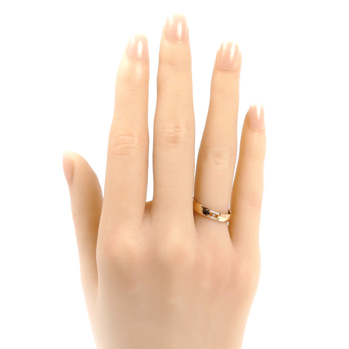 HERMES エルメス K18PG ピンクゴールド ヘラクレス ダイヤ リング・指輪 H119850B ダイヤモンド 10.5号 51 3.2g レディース【中古】