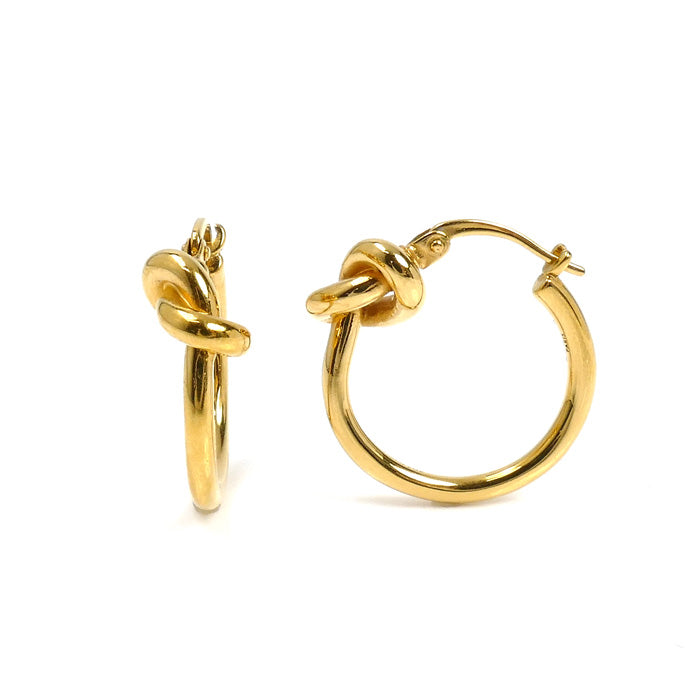 セリーヌ　ノット　CELINE ゴールド 46N556BRA.350R CELINE セリーヌ ノットスモール フープ ピアス 46N556BRA.35OR