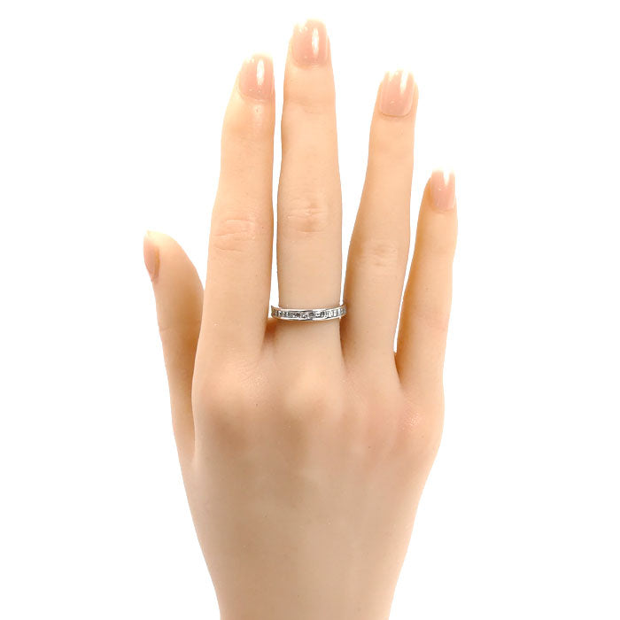 SEIKO JEWELRY K18WG ホワイトゴールド リング・指輪 ダイヤモンド1.00ct 9号 3.6g レディース【中古】【美品】