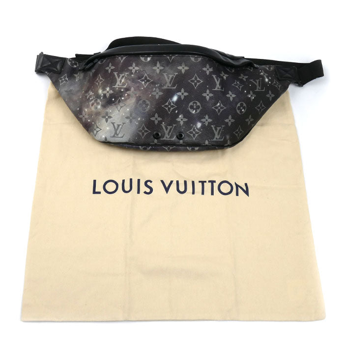 LOUIS VUITTON ルイ・ヴィトン モノグラム ギャラクシー ディスカバリー バムバッグ ボディバッグ ブラック M44444 MI3168 メンズ【中古】【美品】