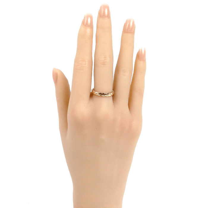 CHANEL シャネル K18PG ピンクゴールド ココクラッシュ ミニ リング・指輪 J11785 13.5号 54 4.0g レディース【中古】【美品】