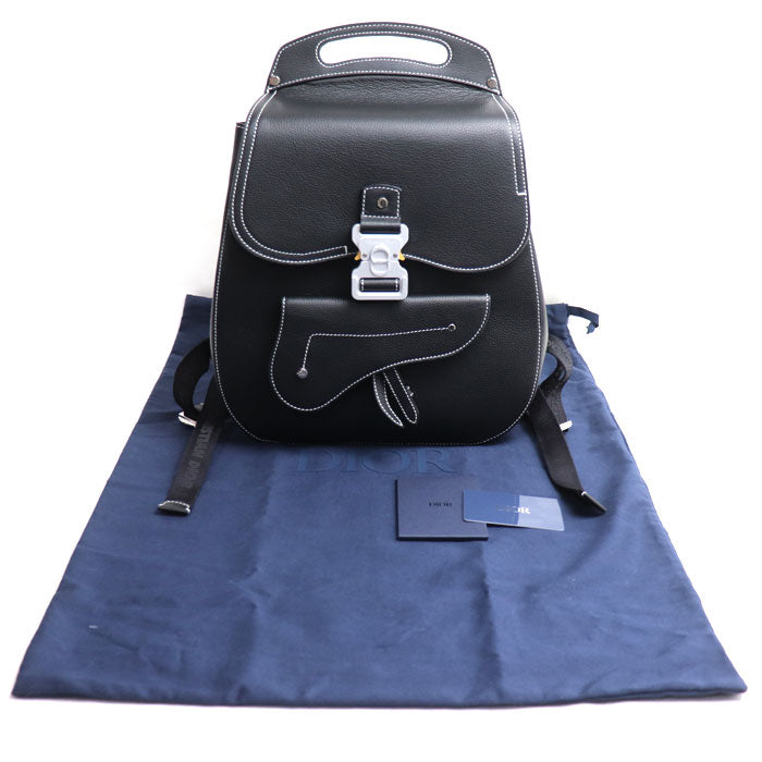 Dior ディオール ギャロップ サドル リュック・デイパック ブラック 1ADBA011YKK.H00N メンズ【中古】【美品】