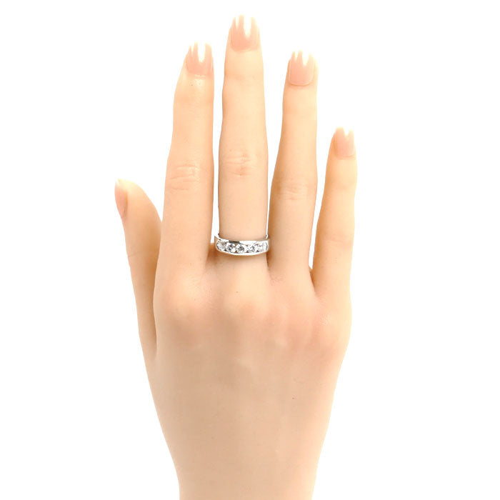 Pt900プラチナ リング・指輪 ダイヤモンド1.00ct 12号 4.8g レディース【中古】【美品】