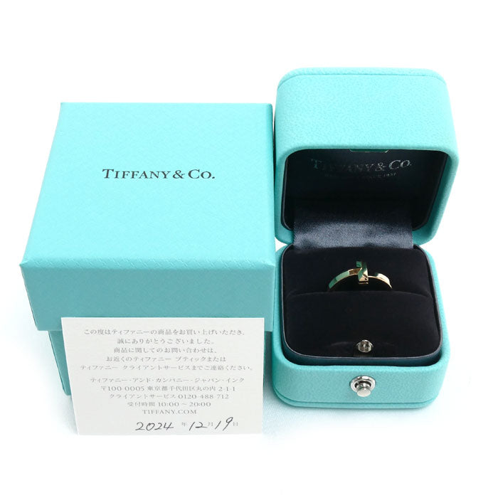 TIFFANY&Co. ティファニー K18PG ピンクゴールド Tワン リング・指輪 67797272 6号 3.6g レディース【中古】【美品】