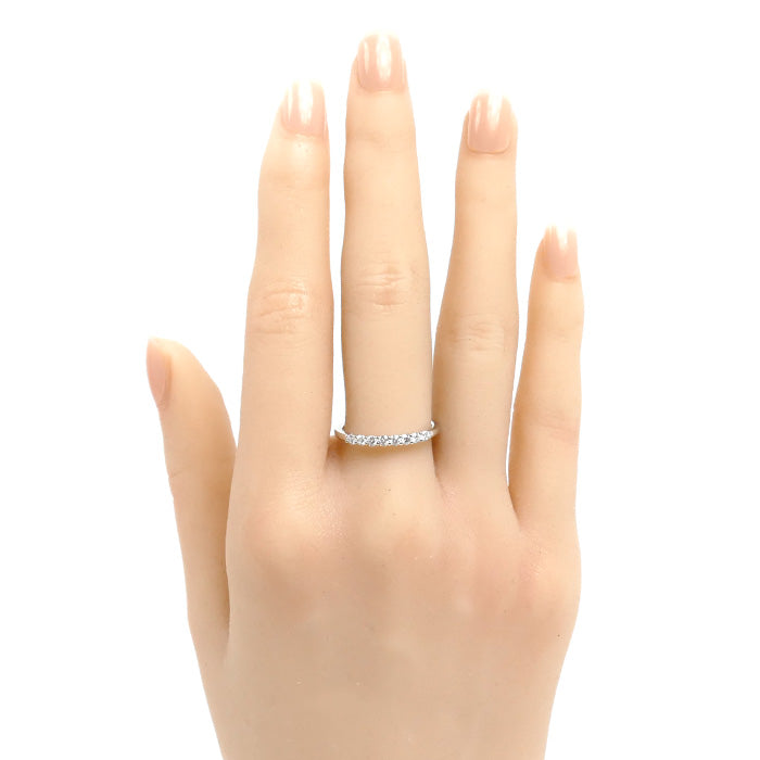 ROYAL ASSCHER ロイヤル・アッシャー Pt900プラチナ リング・指輪 ダイヤモンド0.24ct 13.5号 2.6g レディース【中古】