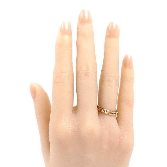 TIFFANY&Co. ティファニー K18PG ピンクゴールド Tトゥルー ナロー リング・指輪 63065188 9号 2.9g レディース【中古】【美品】