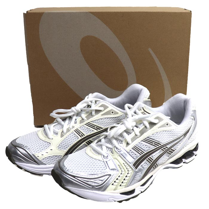 asics アシックス GEL-KAYANO 14 スニーカー ホワイト アイボリー 1203A537-111 28cm メンズ【未使用】【買取品】