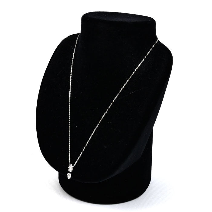 Chaumet ショーメ K18WG ホワイトゴールド ジョセフィーヌ ロンド ネックレス 083851 ダイヤモンド0.37ct 4.9g 39/42/45cm レディース【中古】【美品】