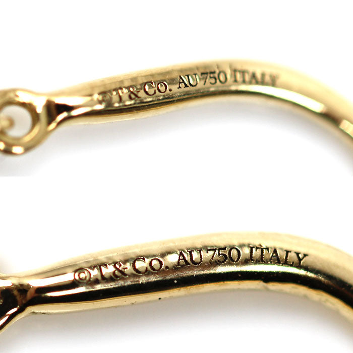 TIFFANY&Co. ティファニー K18YG イエローゴールド ハードウェアボール ピアス 4.8g レディース【中古】【美品】