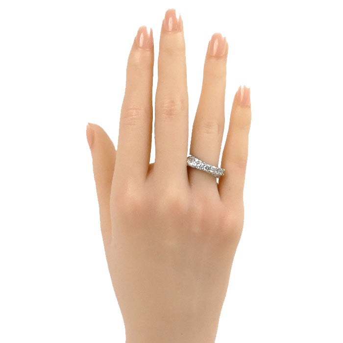 Pt1000プラチナ リング・指輪 ダイヤモンド1.01ct 12号 8.1g レディース【中古】