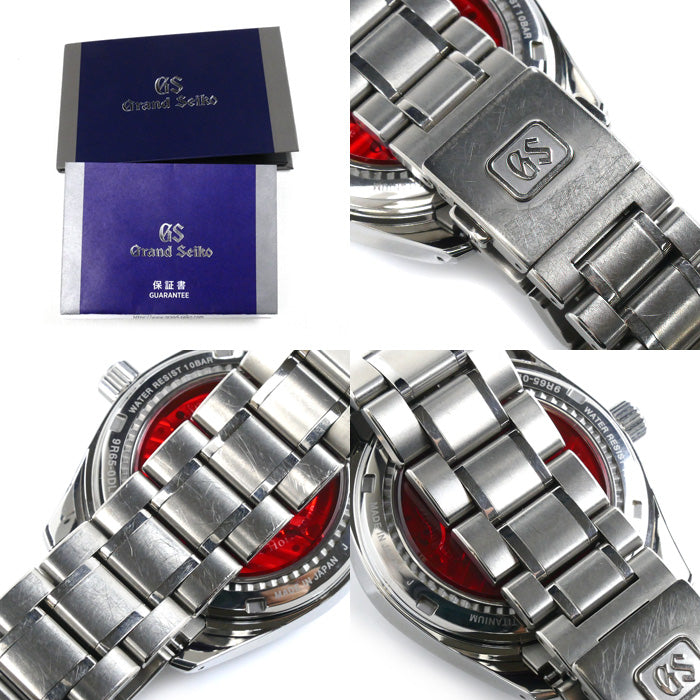Grand Seiko グランドセイコー スプリングドライブ 雪白 AJHH限定モデル 腕時計 自動巻き ヘリテージコレクション シルバー 9R65-0DL0/SBGA421 390本限定 メンズ【中古】