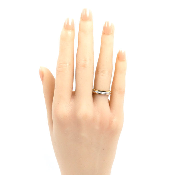 CARTIER カルティエ K18YG/WG/PG ヴァンドーム ルイ カルティエ リング・指輪 B4052949 ダイヤモンド 9号 49 4.2g レディース【中古】【美品】