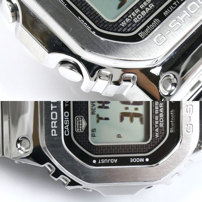 CASIO カシオ G-SHOCK フルメタル 腕時計 ソーラー GMW-B5000D-1JF 電波 メンズ【中古】