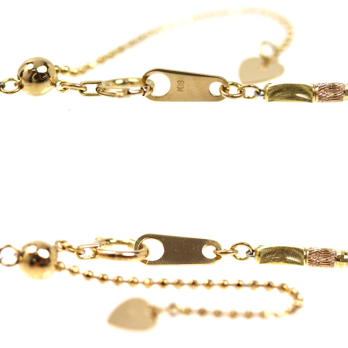 K18YG イエローゴールド ネックレス 7.3g 40~45cm レディース【中古】