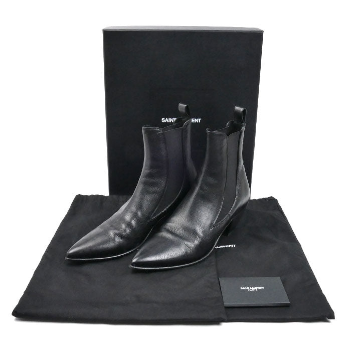 SAINT LAURENT サンローラン サイドゴアブーツ ブーツ ブラック 685837 0ZZ00 1000
41 メンズ【中古】