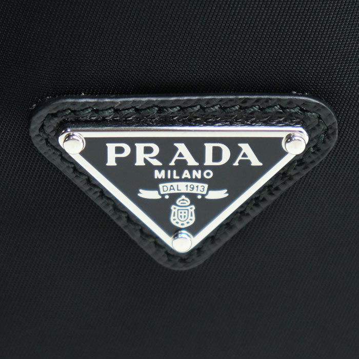 PRADA プラダ Re-Nylon ポーチ ポーチ ブラック 1NS369 R067_F0002 ICチップ メンズ レディース ユニセックス 白タグ 42【中古】【美品】