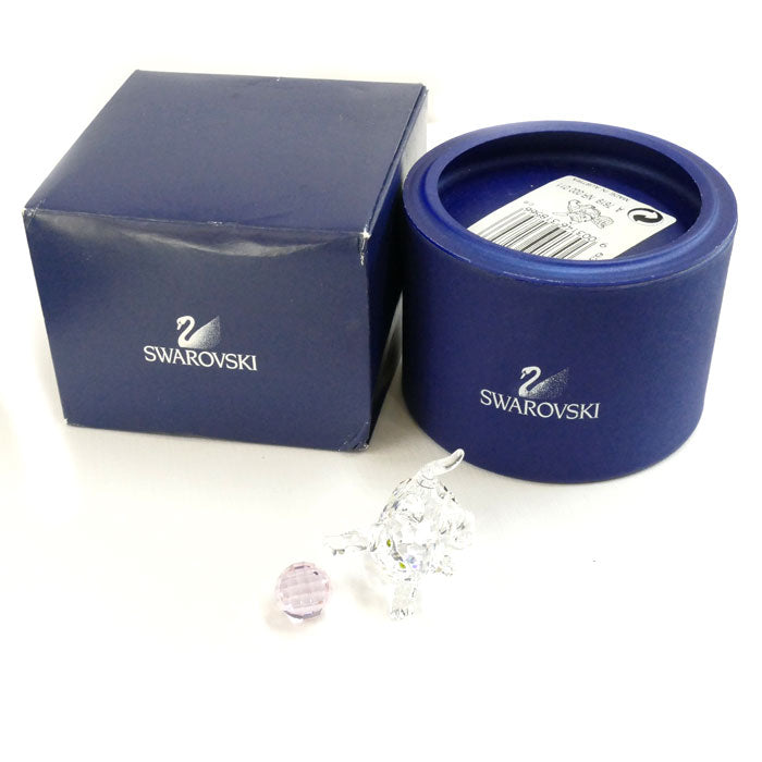 SWAROVSKI スワロフスキー 子ネコ(ピンクボール) オブジェ 631856【中古】【美品】