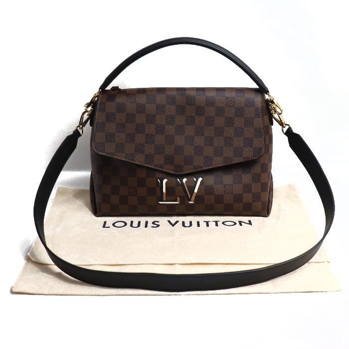 LOUIS VUITTON ルイ・ヴィトン ダミエ ボブール 2Wayショルダーバッグ ブラウン N40177 DR4109 レディース【中古】