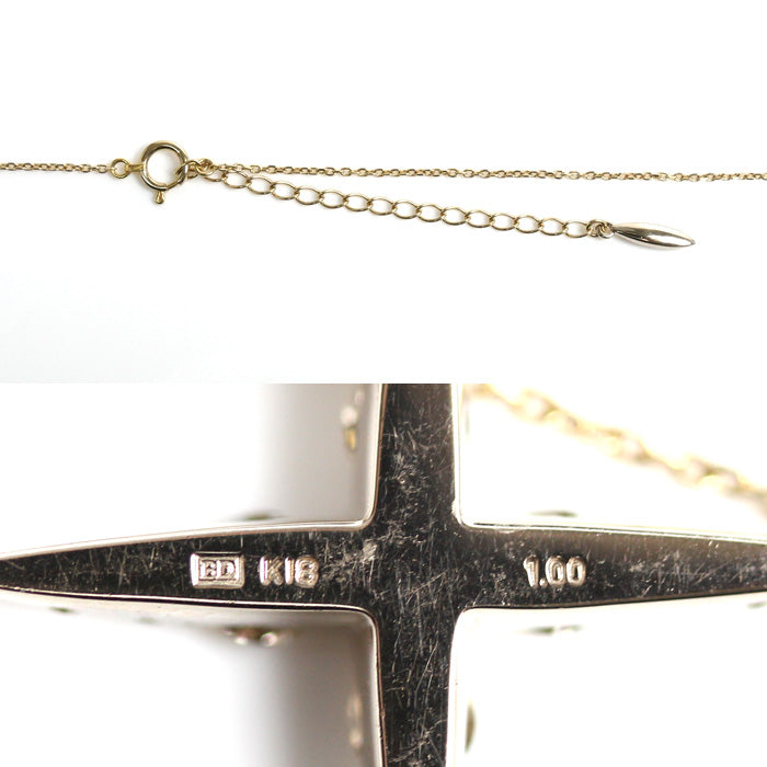 カシケイ KASHIKEY K18BG ネイキッド ネックレス BD074 ダイヤモンド1.00ct 6.3g 42~47cm レディース【中古】