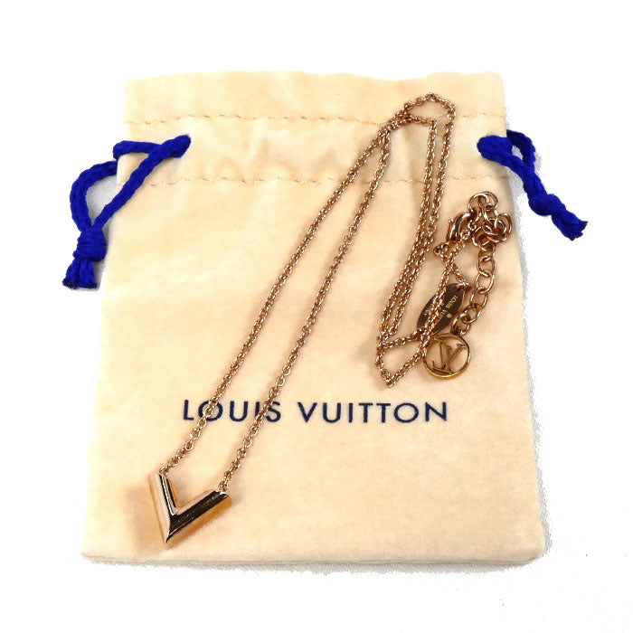 LOUIS VUITTON ルイ・ヴィトン GP エセンシャルV ネックレス M80137 LE0270 9.3g 42~46.5cm レディース【中古】
