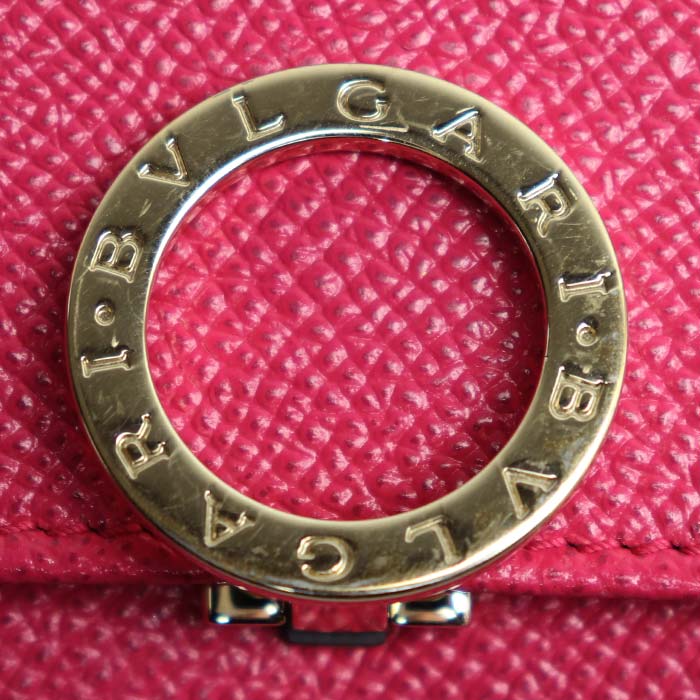 BVLGARI ブルガリ ブルガリ ブルガリ 三つ折り財布 ピンク 289063 レディース【中古】